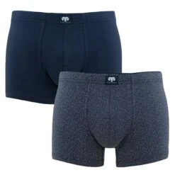CECEBA 2-pack Boxers Basic Print Blauw