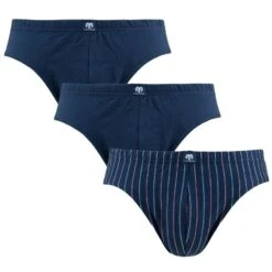 CECEBA 3-pack Herenslips Stripe Blauw