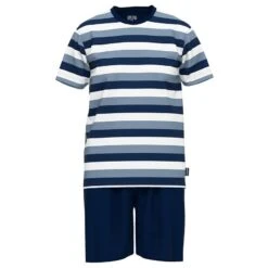 CECEBA Pyjamaset Kort Stripe Blauw