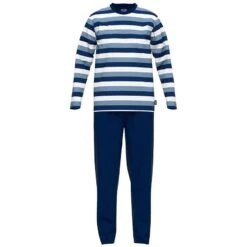 CECEBA Pyjamaset Lang Stripe Blauw