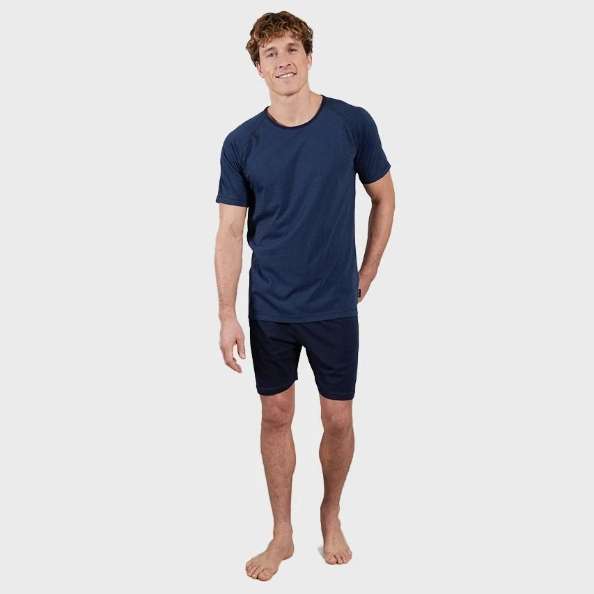 CECEBA Pyjamaset Kort Micro Stripe Blauw 2 CECEBA Pyjamaset Kort Micro Stripe Blauw - Afbeelding 2