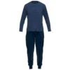 CECEBA Bamboe Pyjamaset Lang Boord Stripe Blauw
