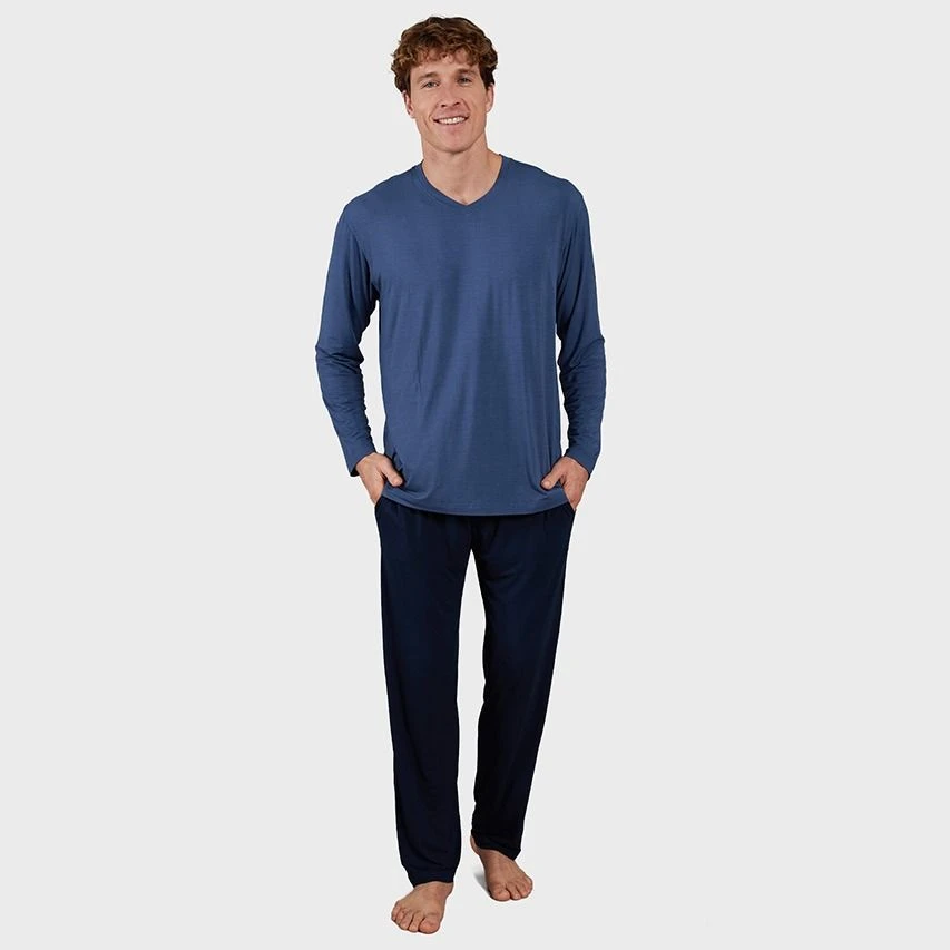 CECEBA Bamboe Pyjamaset Lang Blauw 2 CECEBA Bamboe Pyjamaset Lang Blauw - Afbeelding 2