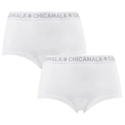 Chicamala Dames 2-pack Mini Boxershorts Basic Wit
