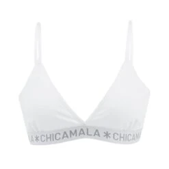 Chicamala Dames Triangle Bralette Basic Wit