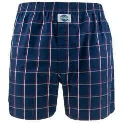 DEAL Wijde Boxershort Check Blauw 192273