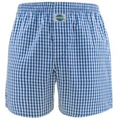 DEAL Wijde Boxershort Check Blauw 192281