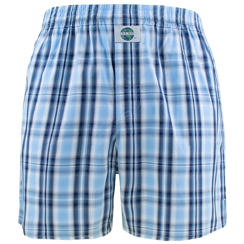 DEAL Wijde Boxershort Check Blauw 192285 1 DEAL Wijde Boxershort Check Blauw 192285