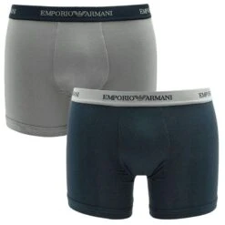 Emporio Armani Boxers 2-pack Navy & Grijs