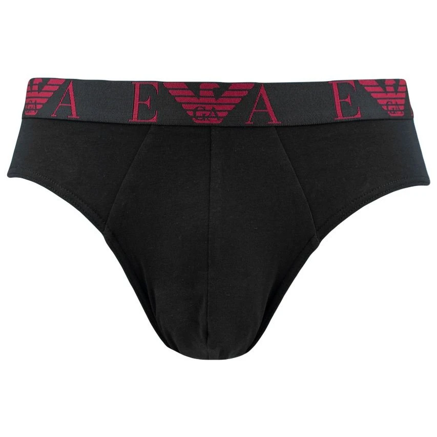 Emporio Armani 3-pack Herenslips Basic Combi Zwart 2 Emporio Armani 3-pack Herenslips Basic Combi Zwart - Afbeelding 2