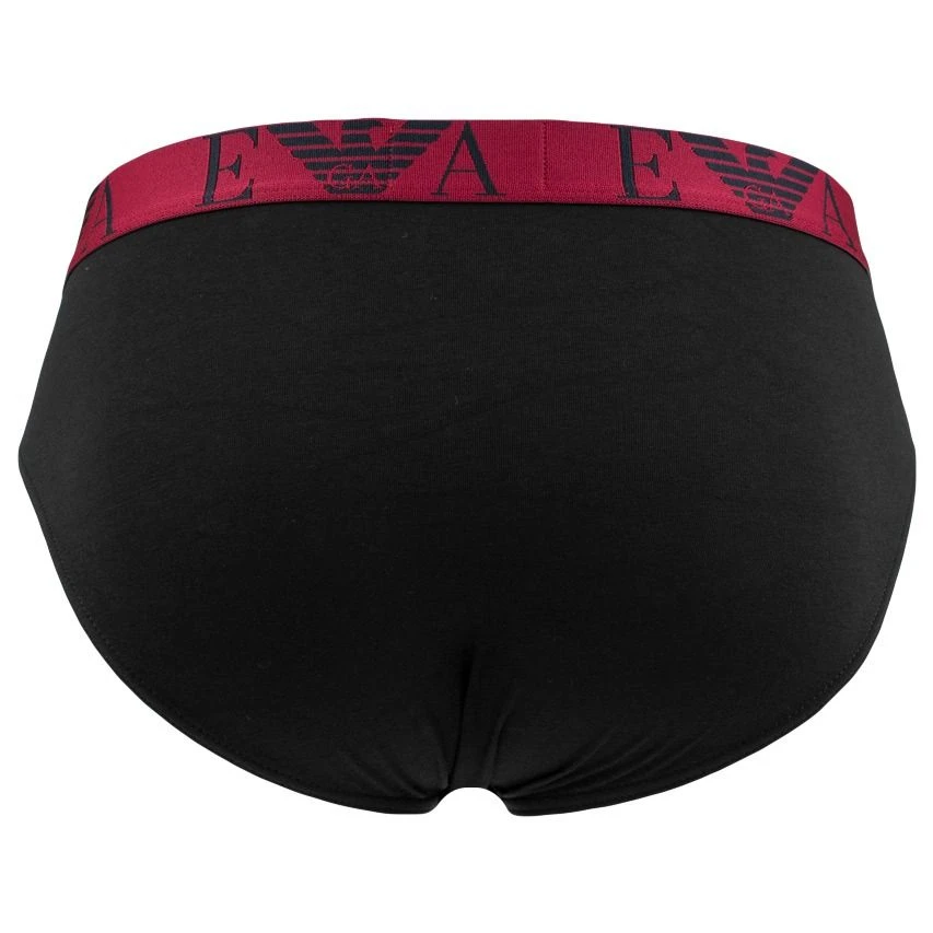 Emporio Armani 3-pack Herenslips Basic Combi Zwart 5 Emporio Armani 3-pack Herenslips Basic Combi Zwart - Afbeelding 5