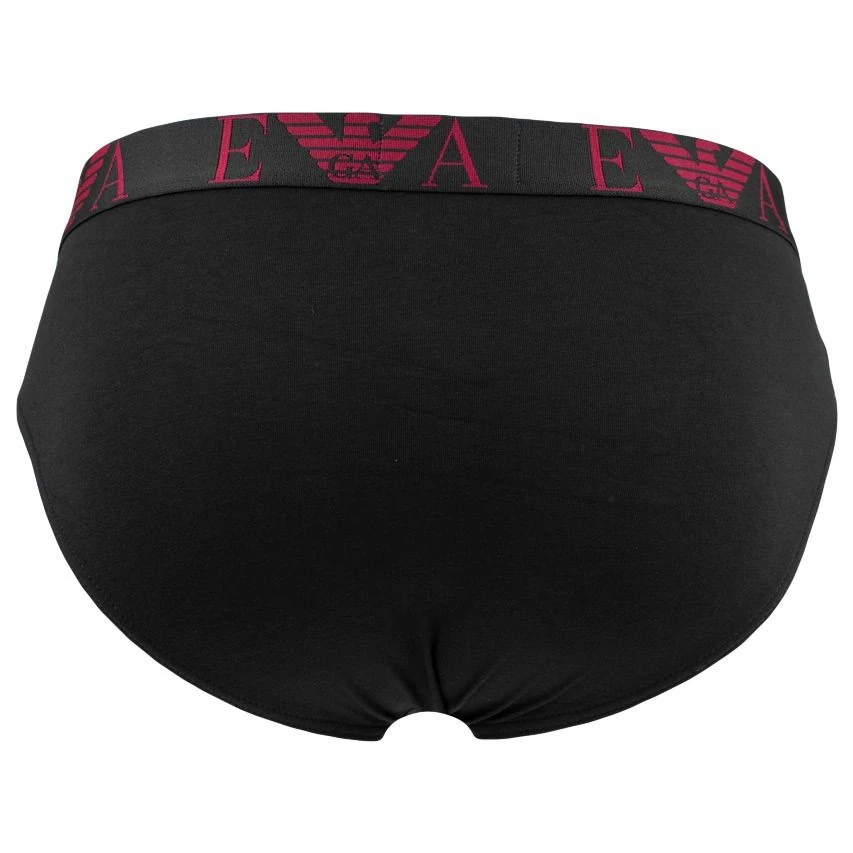 Emporio Armani 3-pack Herenslips Basic Combi Zwart 3 Emporio Armani 3-pack Herenslips Basic Combi Zwart - Afbeelding 3