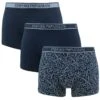 Emporio Armani 3-pack Boxers Logo Blauw