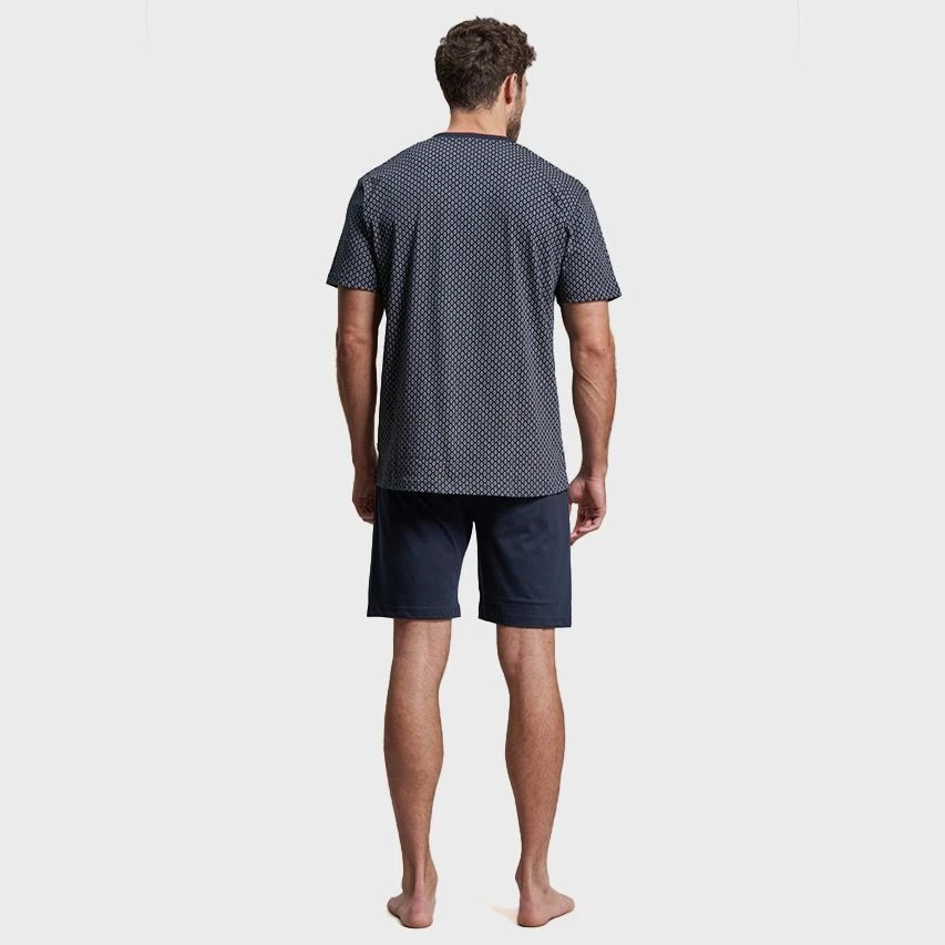 Götzburg Pyjamaset Kort Pocket Diamond Blauw II 3 Götzburg Pyjamaset Kort Pocket Diamond Blauw II - Afbeelding 3