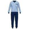 Götzburg Pyjamaset Lang Boord Pocket Mixed Stripe