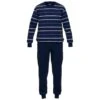 Götzburg Pyjamaset Lang Stripe Blauw