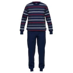Götzburg Pyjamaset Lang Stripe Blauw II
