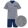 Götzburg Pyjamaset Kort Pocket Blauw