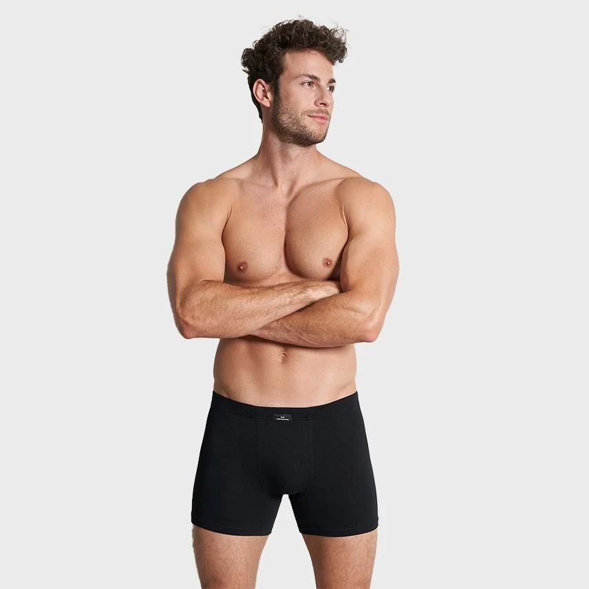 Götzburg 2-pack Long Boxers Basic Zwart II 2 Götzburg 2-pack Long Boxers Basic Zwart II - Afbeelding 2