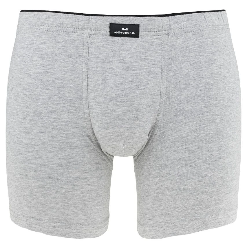 Götzburg 2-pack Long Boxers Basic Zwart & Grijs 4 Götzburg 2-pack Long Boxers Basic Zwart & Grijs - Afbeelding 4