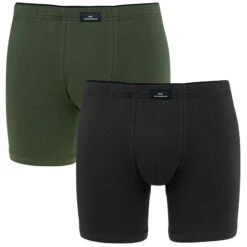 Götzburg 2-pack Long Boxers Basic Zwart & Groen