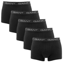 GANT 5-pack Boxers Basic Zwart