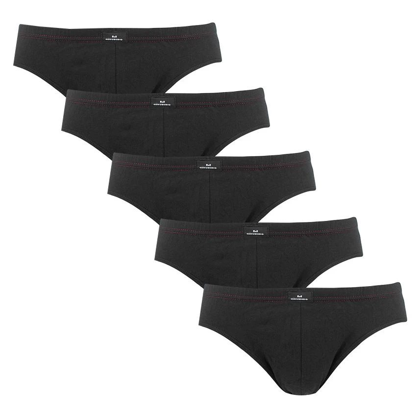 Götzburg 5-pack Herenslips Basic Zwart 1 Götzburg 5-pack Herenslips Basic Zwart
