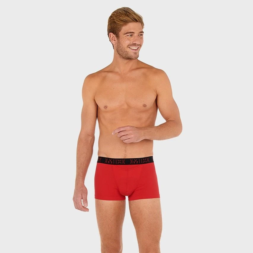 HOM HO1 2-pack Boxers Rood & Zwart 2 HOM HO1 2-pack Boxers Rood & Zwart - Afbeelding 2