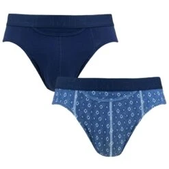 HOM HO1 2-pack Herenslips Jonas Blauw