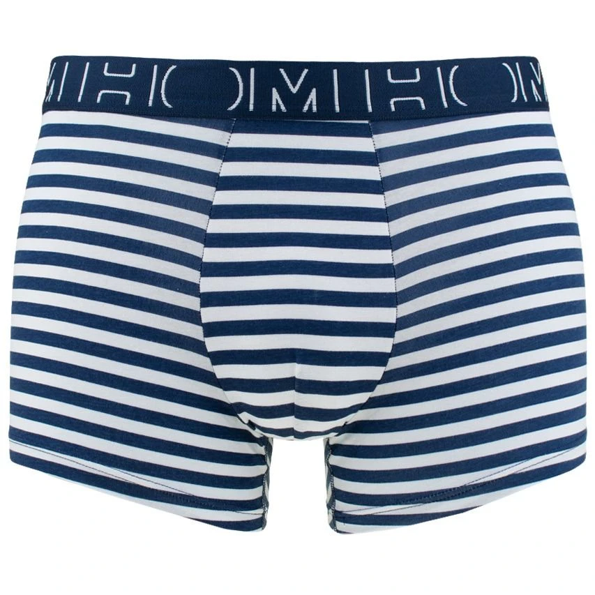 HOM 3-pack Boxers Christofer Blauw & Wit 2 HOM 3-pack Boxers Christofer Blauw & Wit - Afbeelding 2