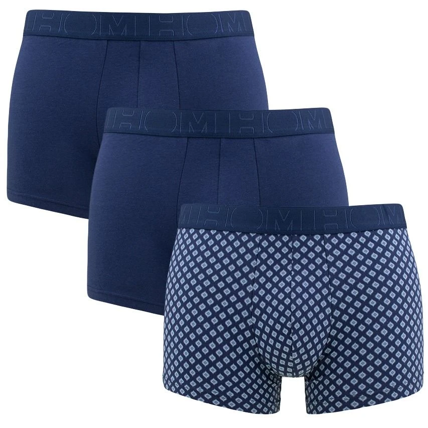 HOM 3-pack Boxers John Blauw 1 HOM 3-pack Boxers John Blauw