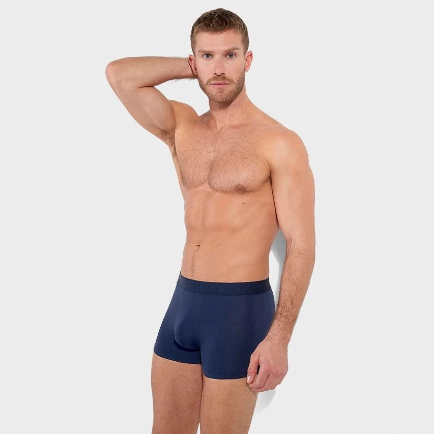 HOM 3-pack Boxers John Blauw 4 HOM 3-pack Boxers John Blauw - Afbeelding 4