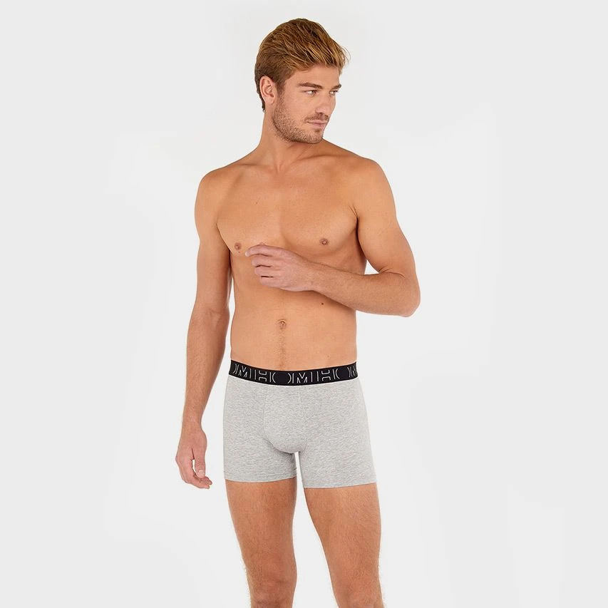 HOM 3-pack Long Boxers Patrick Zwart & Grijs 6 HOM 3-pack Long Boxers Patrick Zwart & Grijs - Afbeelding 6