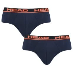 HEAD 2-pack Herenslips Basic Blauw