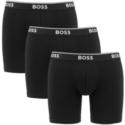 Hugo Boss BOSS Power 3-pack Long Boxers Zwart