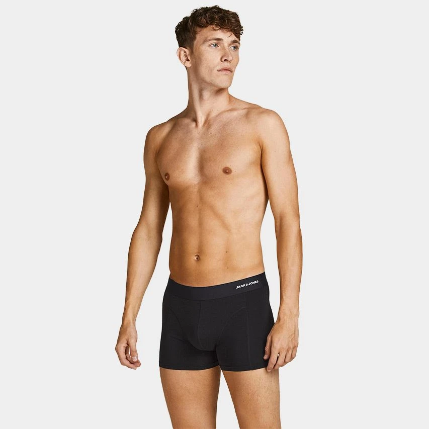 Jack & Jones 3-pack Bamboe Boxers Basic Zwart 2 Jack & Jones 3-pack Bamboe Boxers Basic Zwart - Afbeelding 2