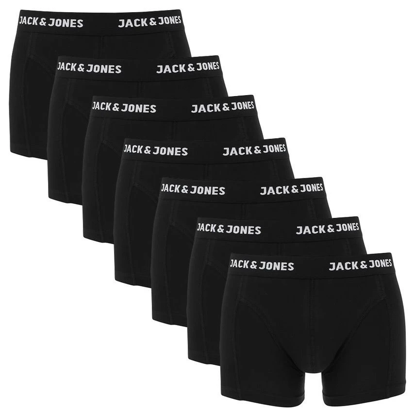 Jack & Jones 7-pack Boxers Huey Zwart 1 Jack & Jones 7-pack Boxers Huey Zwart