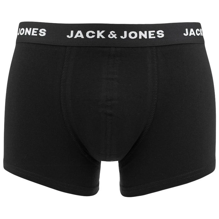 Jack & Jones 3-pack Boxer Trunks Solid Zwart 4 Jack & Jones 3-pack Boxer Trunks Solid Zwart - Afbeelding 4
