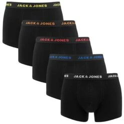 Jack & Jones 5-pack Boxers Plus Size Black Friday Zwart