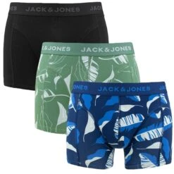 Jack & Jones 3-pack Boxer Trunks Cabanas Multi