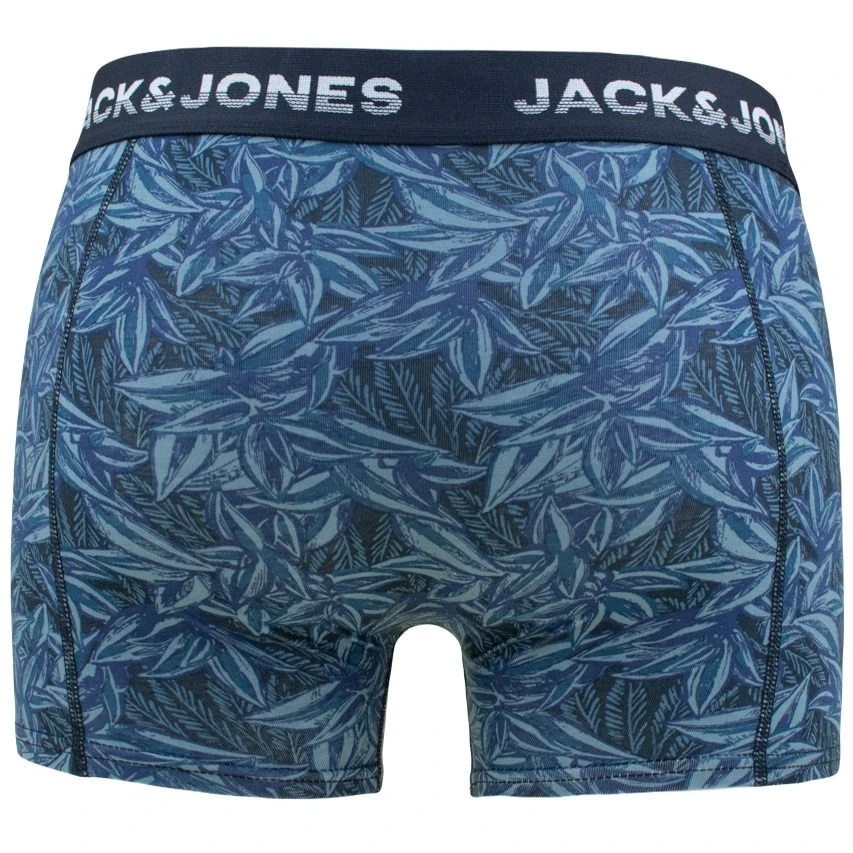 Jack & Jones 3-pack Boxer Trunks Maxwell Blauw & Groen 3 Jack & Jones 3-pack Boxer Trunks Maxwell Blauw & Groen - Afbeelding 3