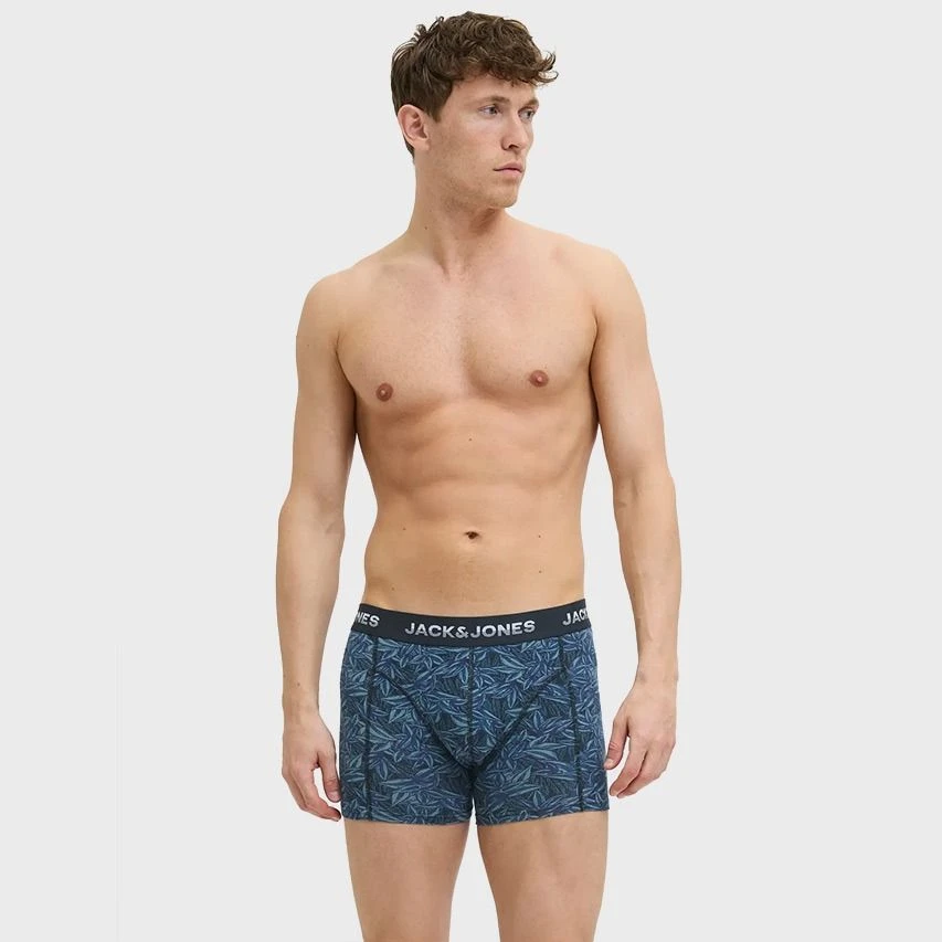 Jack & Jones 5-pack Boxer Trunks Maxwell Blauw & Groen 4 Jack & Jones 5-pack Boxer Trunks Maxwell Blauw & Groen - Afbeelding 4