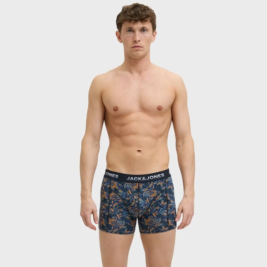 Jack & Jones 5-pack Boxer Trunks Maxwell Blauw & Groen 2 Jack & Jones 5-pack Boxer Trunks Maxwell Blauw & Groen - Afbeelding 2