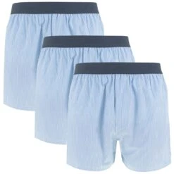 JBS 3-pack Wijde Boxers Blauw & Wit