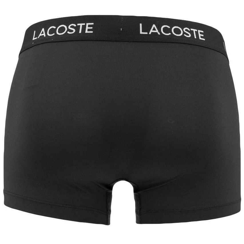 Lacoste 3-pack Microfiber Boxers Basic Zwart 3 Lacoste 3-pack Microfiber Boxers Basic Zwart - Afbeelding 3
