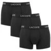 Lacoste 3-pack Microfiber Boxers Basic Zwart