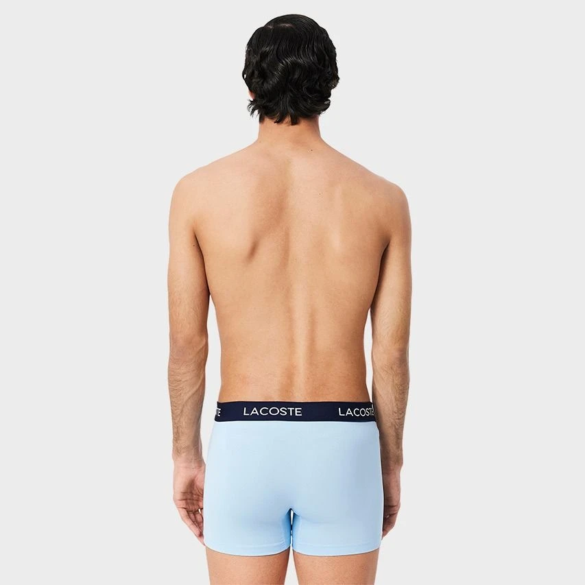 Lacoste 3-pack Microfiber Boxers Basic Blauw 3 Lacoste 3-pack Microfiber Boxers Basic Blauw - Afbeelding 3