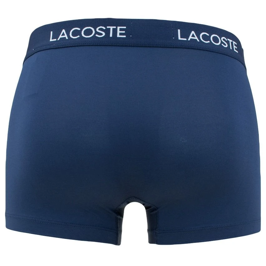 Lacoste 3-pack Microfiber Boxers Basic Blauw 7 Lacoste 3-pack Microfiber Boxers Basic Blauw - Afbeelding 7