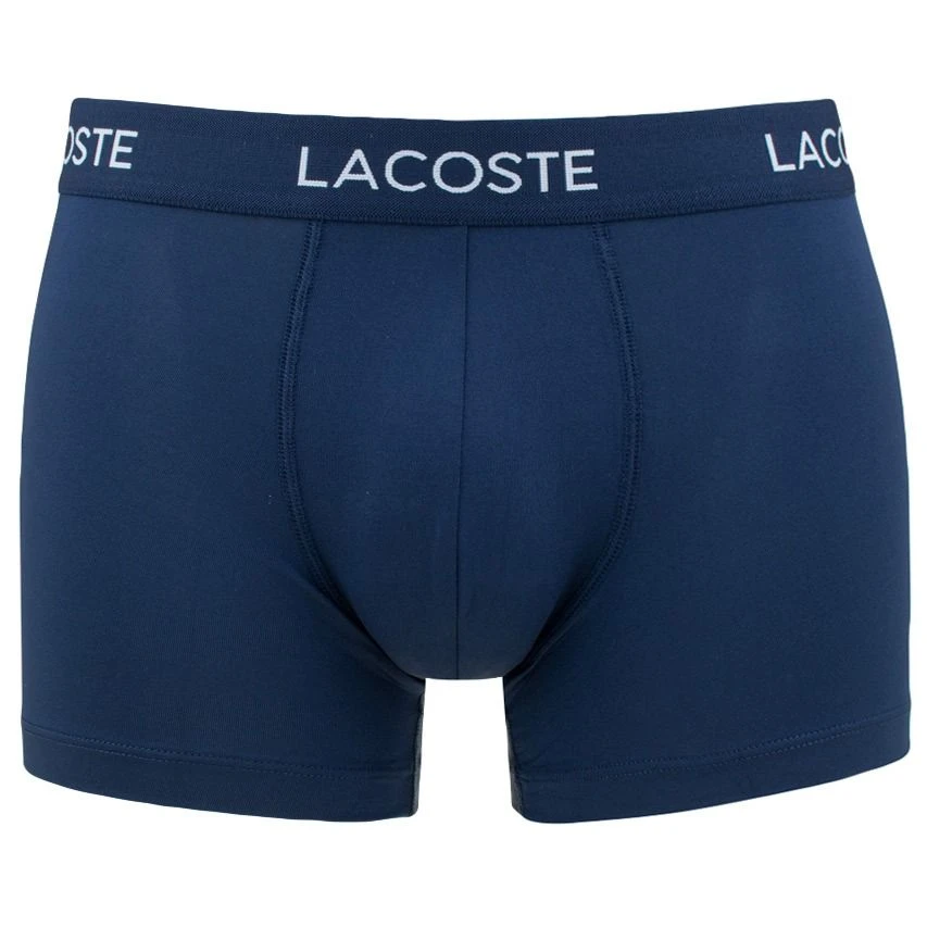 Lacoste 3-pack Microfiber Boxers Basic Blauw 6 Lacoste 3-pack Microfiber Boxers Basic Blauw - Afbeelding 6