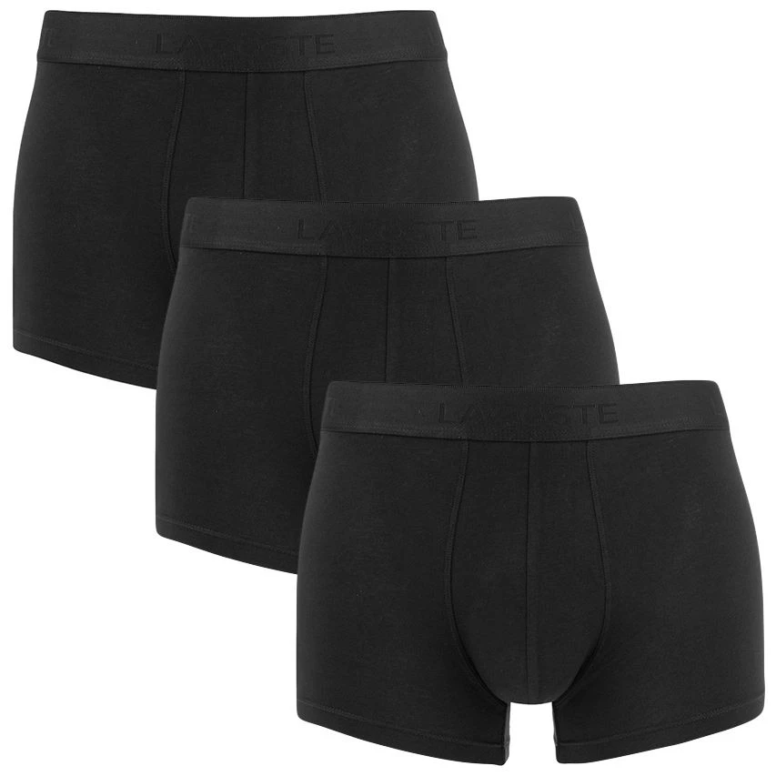 Lacoste 3-pack Trunks Casual Zwart 1 Lacoste 3-pack Trunks Casual Zwart